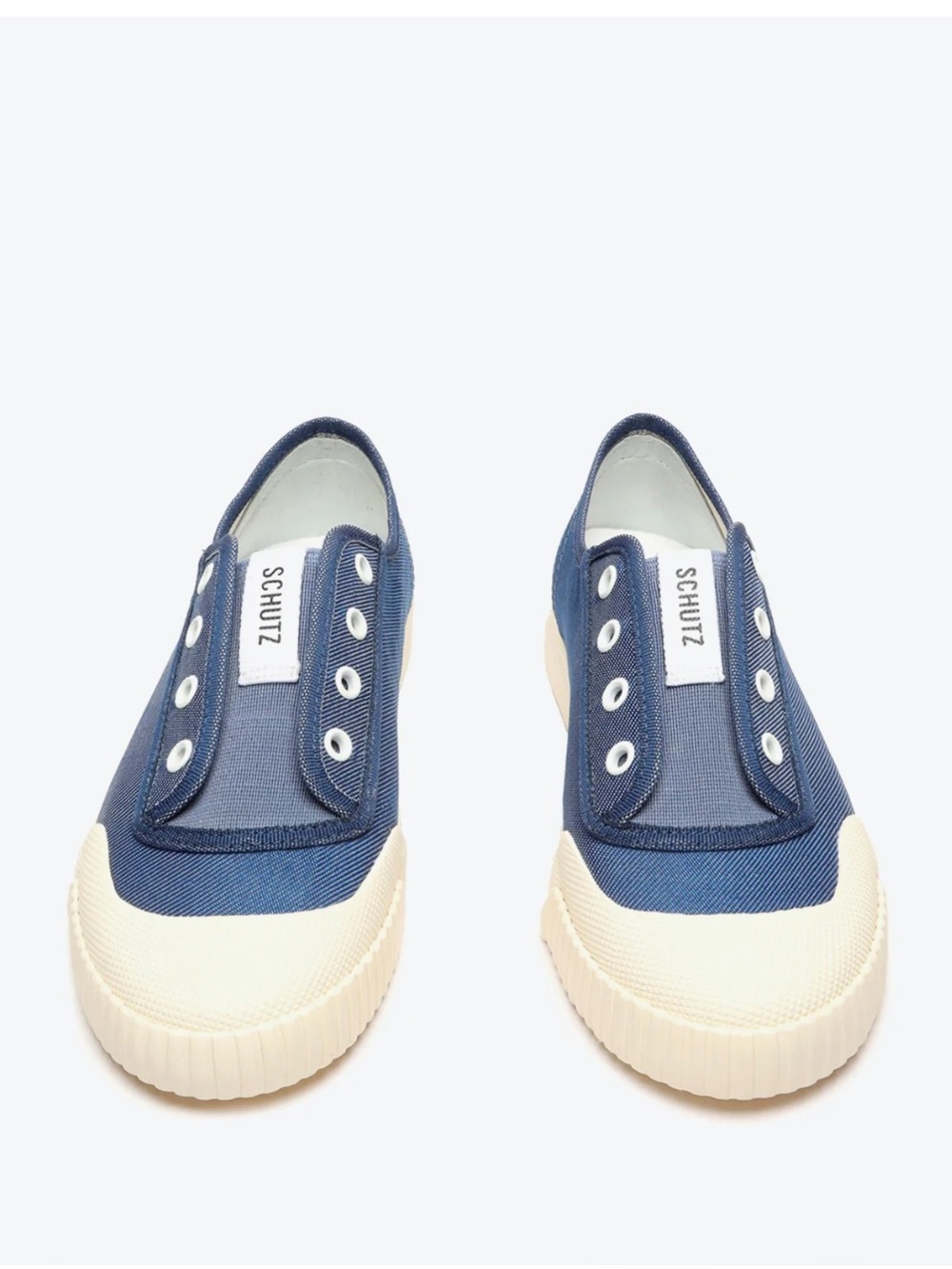SCHUTZ MASSEY LONA/ELAST/JEANS/WHIT Denim Sneakers